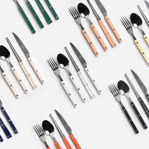 티니블랑 레브 컬러 핸들 스텐 커트러리 디너세트 4p 8color 택1