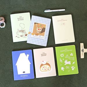 2026 날짜형 먼슬리플래너 B6