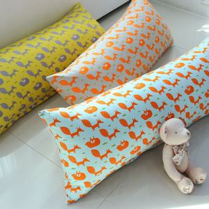 커버 여우 2인 베개커버 쿠션 바디필로우 다리쿠션 안고자는베개