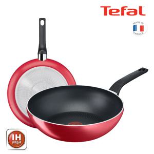 테팔 팬&냄비 IH 인덕션 스타트앤쿡 2종세트 (프라이팬 24cm + 볶음팬 28cm)