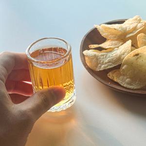 예쁜 플리츠 소주잔 고량주잔 고급 술잔