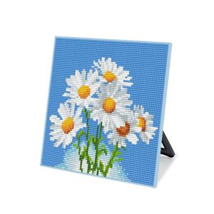 DIY 보석십자수 스탠드형 큐트 20x20cm DS89_(소)푸른하늘 데이지
