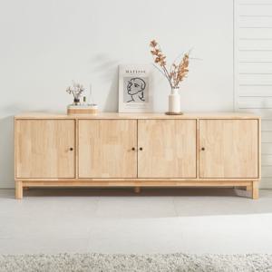 네오 마레일 고무나무 원목 티비다이 거실장 2000 (3color)