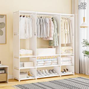 인테리어 커튼 스탠드 행거 드레스룸 옷걸이 행거 원룸 비키니 옷장 수납장 조립식 이불장