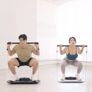 윙보 스쿼트보드 2세대 케이블머신 실내 홈트 가정용 근력 운동 기구