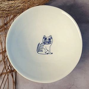 청화백자 호랑이 스머지 스틱 트레이 / 팔로산토 홀더