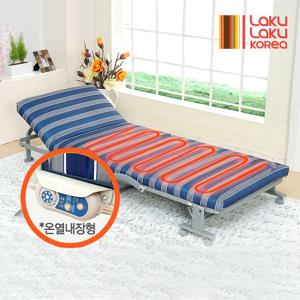 1인용 온열내장형 접이식침대 간이침대 등받이각도조절침대 (기본형 싱글 열선내장)