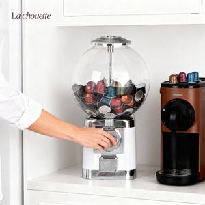 커피캡슐 뽑기기계 보관함 홈카페 집들이 선물 가챠 대용량 디스펜서