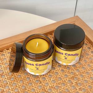 국내산 밀랍캔들 갈색병 밀랍초 밀랍 양초