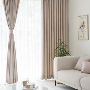 1+1 라일리 사계절 3중직 형상기억 고급 암막커튼 (+사은품)