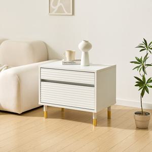 G9200 템바보드 2단 서랍 협탁 거실장 600 3colors