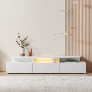 위드 퓨어 LED조명 거실장 2000