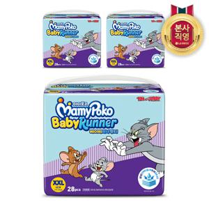마미포코 베이비러너팬티 기저귀 점보형 남여공용 6단계 XXL 84매