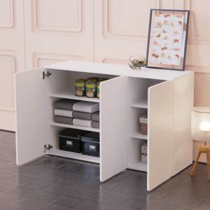 시즈닝 1200 높은 3도어 대용량 수납장 깔끔하게 숨기는 미니멀 하이장