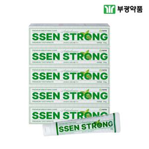 안티프라그 쎈스트롱 치약 125g 불소 구취 입냄새 제거 치약 5개