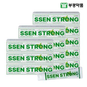 안티프라그 쎈스트롱 치약 125g 불소 구취 입냄새 제거 치약 12개