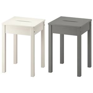 HAUGA 하우가 스툴 45cm/보조의자/식탁의자/원목스툴/침대협탁/간이의자/손님의자