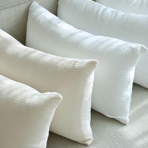 삼중 오가닉 요루 거즈 직사각 쿠션커버 1size, 2color