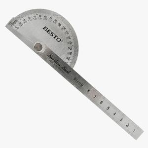 분도기 B-JN51 각도기 각도자 4각도 길이 측정 테퍼 연귀자 90x150mm