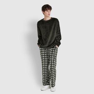 남 극세사 패턴 파자마 팬츠 (3 sizes)(5 colors)