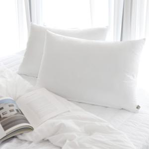 1+1 글루미 화이트 방수 스판 베개커버 50x70cm