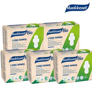 유기농 순면 생리대 롱윙 (대형) 10P 5팩