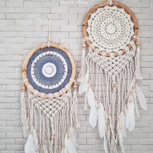 우드 마크라메 드림캐쳐