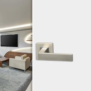 도무스 511NI 니켈 도어핸들 심플 레버 핀타입 방문손잡이