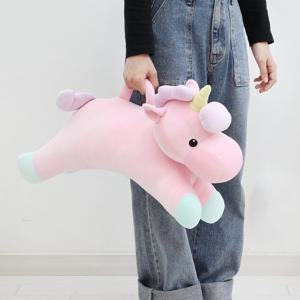 코지엔 동물 유니콘 캐릭터 애착 인형 쿠션 포터블