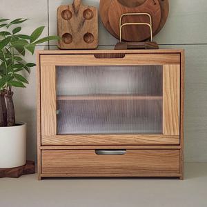 찬장 원목그릇장 커피장 주방그릇장 엔틱 미니찬장 찻장 컵진열장