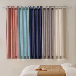 ON 메모리 반창문 암막커튼 140x180 2개세트 아일렛형 5color