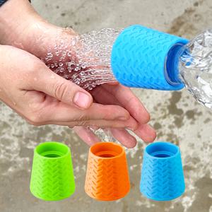 3종 휴대용 실리콘 페트병 샤워헤드 간이 물병 샤워기 야외 캠핑 차박 여행 펫샤워