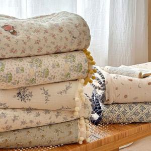 포근한 거즈앤퍼 양면 블랭킷 데일리 감성 소파 담요 거즈이불