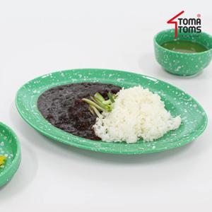 뉴트로 도자기 분식그릇 요리접시