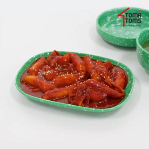 뉴트로 도자기 분식그릇 떡볶이접시