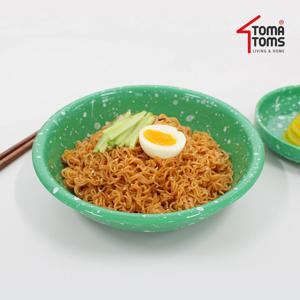 뉴트로 도자기 분식그릇 면기