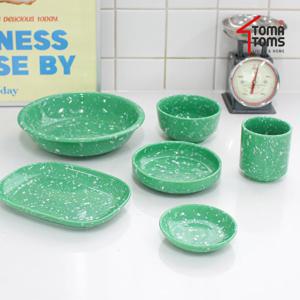 뉴트로 도자기 분식그릇 떡볶이세트