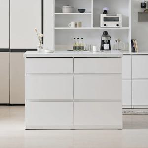 위드 E0 키높은 완전수납 광파오븐 인조대리석 아일랜드 홈바 식탁 렌지대 1200X600