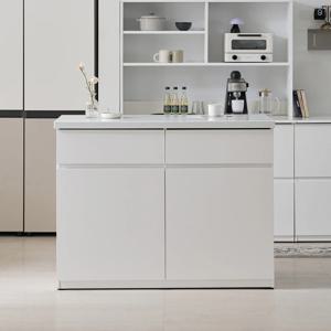 시오 E0 키높은 이지수납 광파오븐 인조대리석 아일랜드 홈바 식탁 렌지대 1200X600