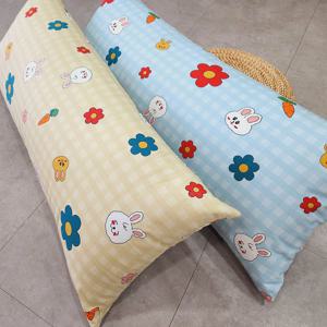 커버 래빗 2인 베개커버 쿠션 바디필로우 다리쿠션 안고자는베개