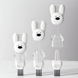 세척 브러쉬 텀블러 틈새 세척솔 토끼