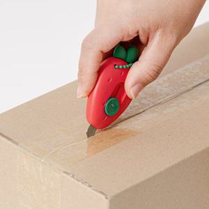 롬에이 푸디 미니 택배칼 언박싱 귀여운 딸기 당근 아보카도 커터칼