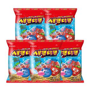 새콤달콤 딸기 블루베리소다 200g 5봉