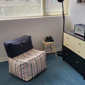 파인 레트로나이트 친환경 기능성 이지클린 빈백 1인소파 카페 리조트 도서관 거실