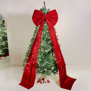 크리스마스 트리 대형 리본 장식 오너먼트 레드 대왕리본