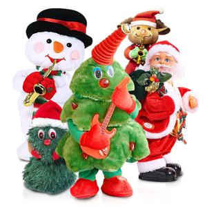 크리스마스 줄타는 산타 말따라하는 댄싱 트리 눈사람 인형 크리스마스소품 8종