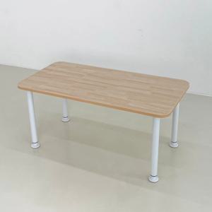 1000 클리어 원목 스틸 좌식 겸용 입식 높이조절 책상