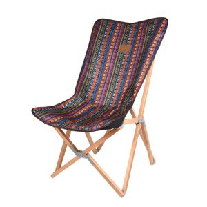 창고대방출 캠핑의자 우드 릴렉스체어(페어아일) 1P