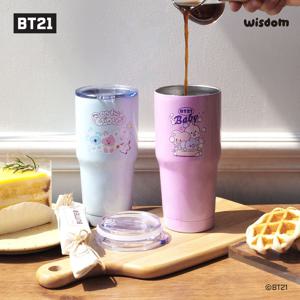 BT21 스테인레스 텀블러 보온 보냉 차량용 580ml