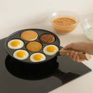 에그팬 7구 인덕션 계란 후라이팬 전 패티 팬케이크 브런치 프라이팬